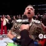 Connor McGregor Belt GIF Template