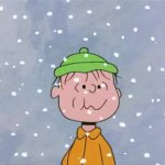 Charlie Brown Snow GIF Template