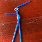 plastic straw monster