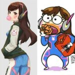 There are only two types of D.va fanart