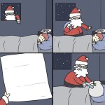 Santa pillow meme