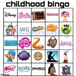 Childhood bingo
