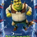 an animated disney pixar movie poster of "no gravity" featuring meme
