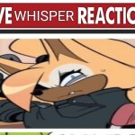 Live Whisper reaction
