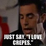 Charlie loves crepes GIF Template