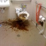 Girls poop too | THE AFTERMATH; OF TACO BELL | image tagged in girls poop too | made w/ Imgflip meme maker