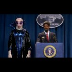 Alien president