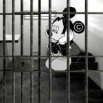 Mickey Mouse in jail