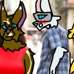 Frostpaw is the distracted girlfriend meme