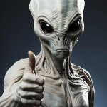 Gray alien thumbs up JPP
