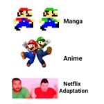 Manga anime Netflix adaptation