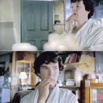 Sherlock Thinking meme