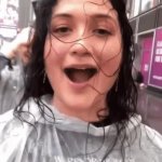 The lovely Lily Gladstone looking very wet and wild! GIF Template