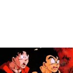 Goku and Vegeta concerned