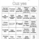 Corpses shitty bingo meme