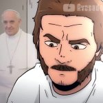 Jschlatt Gets Caught By the Pope(ver. II) GIF Template