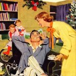 Christmas tradition family mistletoe drink tea coffee