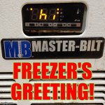 Boss didn't think it was quite as funny as I did. Ice cream started melting. We had to move everything to the storage freezers. | FREEZER'S GREETING! | image tagged in freezer says hi,memes,seasons,greetings,angry,boss | made w/ Imgflip meme maker