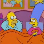 Marge Homer Bed