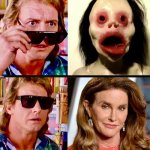 Works both ways | image tagged in they live,caitlyn jenner,memes,salt vampire,reality is often dissapointing,interchangeable | made w/ Imgflip meme maker