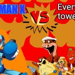 X vs every Pizza tower boss | Every pizza tower boss; MEGAMAN X | image tagged in peppino vs blank,megaman x,pizza tower | made w/ Imgflip meme maker