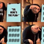 Gru's Plan HD Template, Gru's Plan