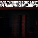 Five nights at Lily’s 3 | CLEFFA: SO, THIS DEVICE SONIC GAVE YOU IS A LULLABY TAPE PLAYER WHICH WILL HELP YOU GO SLEEP…. | image tagged in fnaf 4 bedroom | made w/ Imgflip meme maker
