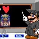 Mario loves Digimon the movie 2000 | I | image tagged in mario chalkboard | made w/ Imgflip meme maker