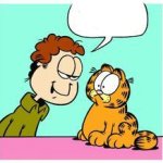 Garfield scary word meme