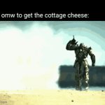 Cottag chees | Me omw to get the cottage cheese: | image tagged in gifs,cottage cheese,transformers,megatron | made w/ Imgflip video-to-gif maker