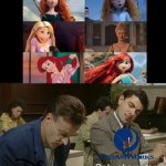 DreamWorks doing copycat to Disney | Ooh, characters you say? I'll make a copycat for that | image tagged in mr bean copying,dreamworks,disney | made w/ Imgflip meme maker
