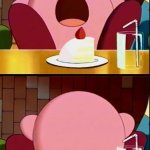 Kirby eat Cake meme