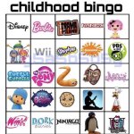 Childhood bingo