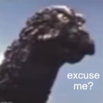 godzilla excuse me?