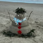 Sandy snowman 2023