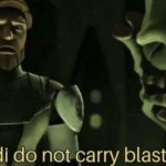 Jedi do not carry blasters