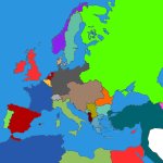Map Of Europe (The Great War)