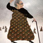 Old grandma dancing