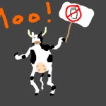 Striking Cow meme