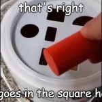 square hole