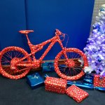 Bicycle wrapped Christmas