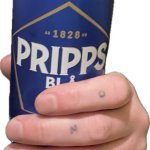 Hand holding pripps can