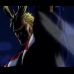 all might standing meme