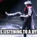 “Bro this is fire turn it up!” | FNF FANS LISTENING TO A DYING CAT | image tagged in gifs,fnf | made w/ Imgflip video-to-gif maker