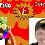 Me vs Cory crater | Cory crater | image tagged in peppino vs blank,final,gametoons | made w/ Imgflip meme maker