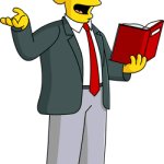Mr. Bertgstrom Simpsons Substitute Teacher