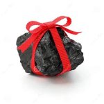 Coal with ribbon