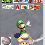 Luigi pushed toad