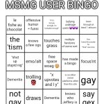 MSMG user bingo