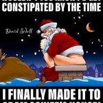 Constipated Santa Christmas